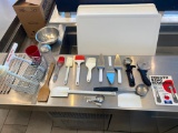 Group of Misc. Utensils, Scoops, Spatulas, Tomato King Scooper