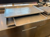 Lot of 3, 18in x 26in Aluminum Sheet Pans