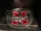 Nebraska Huskers Glass Decorative Bowl