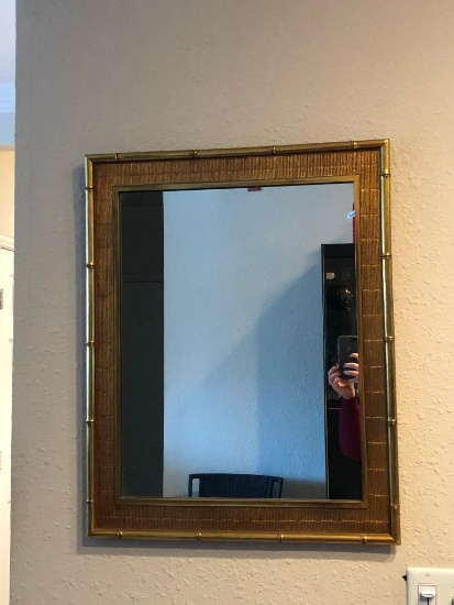 30" x 24" Framed Mirror
