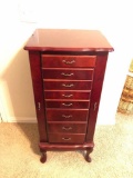 Jewelry Cabinet with 8 Drawers