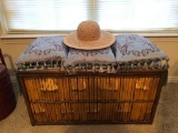 Hat, 3 Pillows and Chest