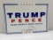 Mike Pence Signed Trump Pence 2016 Campaign Sign