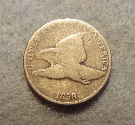 1858 Flying Eagle Cent