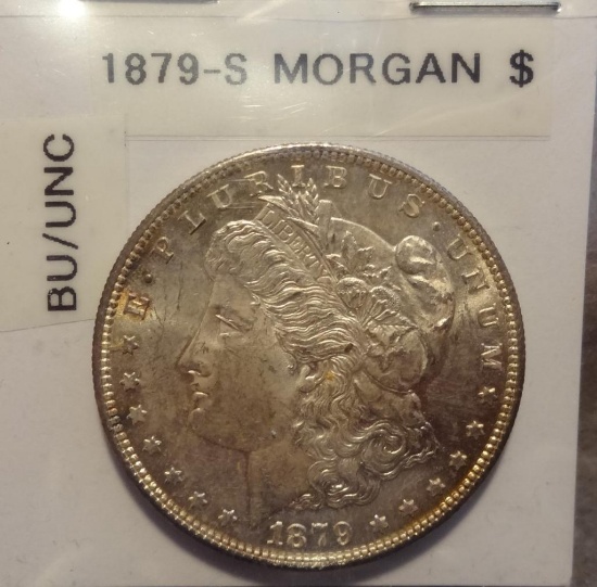 1879 S Morgan Silver Dollar BU/UNC