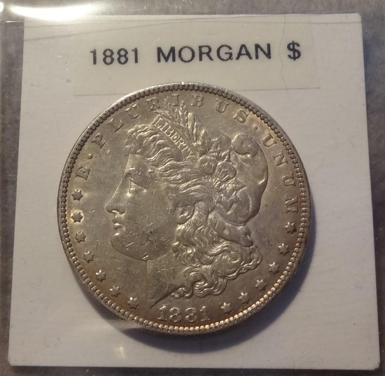 1881 Morgan Silver Dollar