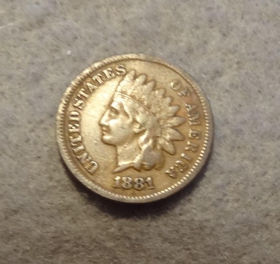 1881 Indian Head Cent