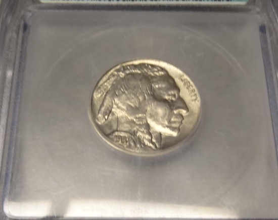 1937 Buffalo Nickel ICG MS63 Slabbed