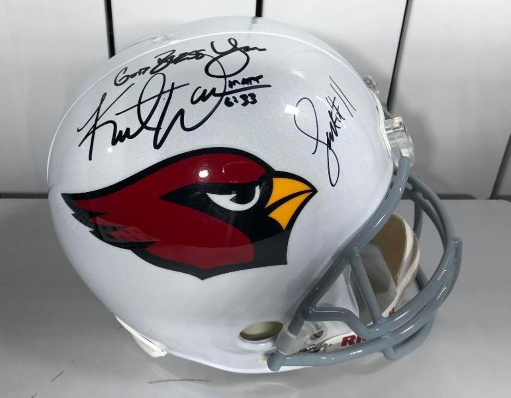 LARRY FITZGERALD JSA RARE 