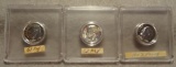1961, 1962, 1963 Proof Dimes, Silver