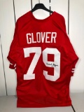 Rich Glover #79 Signed Nebraska Custom Jersey