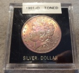 1901 O Morgan Dollar, Toned