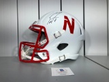 Autographed Full Size Helmet SCOTT FROST JSA COA HUSKERS