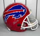 Full Size Autographed Authentic Helmet Bills JIM KELLY/Thurman Thomas/A Reed JSA COA