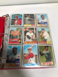 VINTAGE 1950s & 60s Baseball Binder Full of Topps HOF MANTLE/AARON/MAYS & MORE $$$