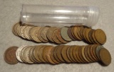 Roll of 50 Indian Head Pennies, 1896-1907 Unsorted