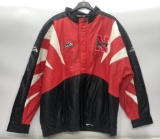 1994 Tom Osborne Signed and Worn Leather Apex Jacket