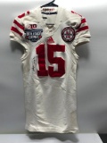 Michael Rose-Ivey 2014 Holiday Bowl Game Used & Signed Nebraska Jersey