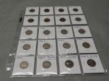 20 Different Nickels, Shield, Liberty, V, Buffalo, SWN