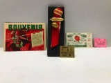1941 Rose Bowl Tickets Set, Button/Ribbon, and Photo Booklet