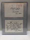 Jimmy Stewart Personalized Letter Postcard Autograph JSA Authentication
