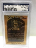 Pee Wee Reese Signed Hall of Fame Card