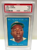 Hank Aaron 1961 Topps #484 MVP Braves PSA 7 NM