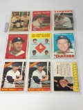 (9) Vintage Topps MICKEY MANTLE Lot 1957/1958/1959/1967/1966 & more