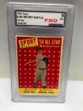 1958 Topps MICKEY MANTLE #487 All-Star Card YANKEES Mint 9