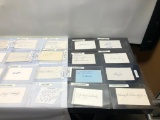 Vintage 1940s/50s Entertainment EXHIBIT Oversized Card LOT VERY NICE SHAPE - See List Below