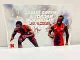 James Green & Jordan Burroughs Nebraska USA Wrestling Signed 11x17 Photo