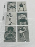 Vintage Boxing Cards including 2 Joe Louis, Ezzard Charles, Others
