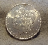 1904 O Morgan Silver Dollar