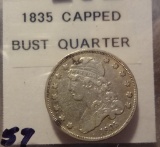 1835 Capped Bust Quarter