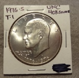 1976 S Type 1 IKE Eisenhower Silver Dollar