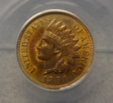 1891 Indian Head Cent ANACS MS63 RB