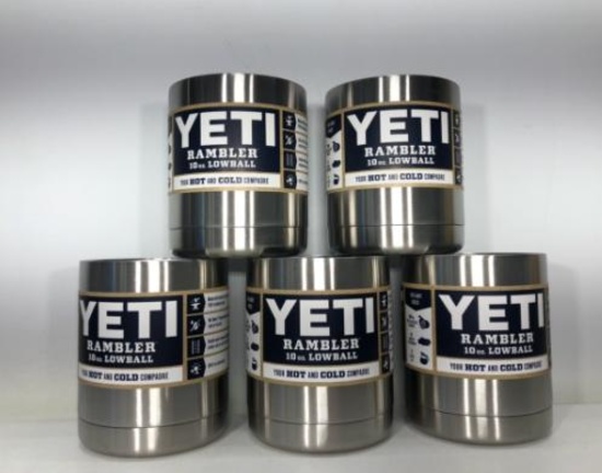 (5) Five Yeti 10oz Lowball Stainless Steel MSRP: $19.99