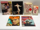 (6) Assorted Elvis Books and Memorabilia See Photo for Details