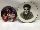 (2) Assorted Specialty Elvis Collector Plates