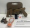 Glock 19x 9mm 17rd Mag SN: BKBR008 w/ Factory Hard Case, Grips, 3 Mags and Gun Lock, Speed Loader