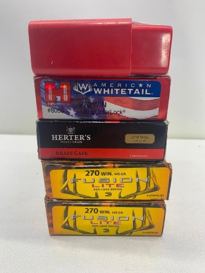 Misc. (Fusion, Hornady, Herter's..) 270 win 130 gr/ 145 gr