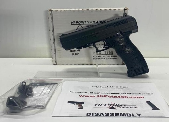 Hi-Point Model: JHP 45 ACP SN: X4345969 Poly Frame