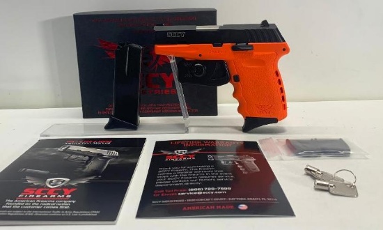 SCCY Carbon Black Pistol Model CPX2CBOR