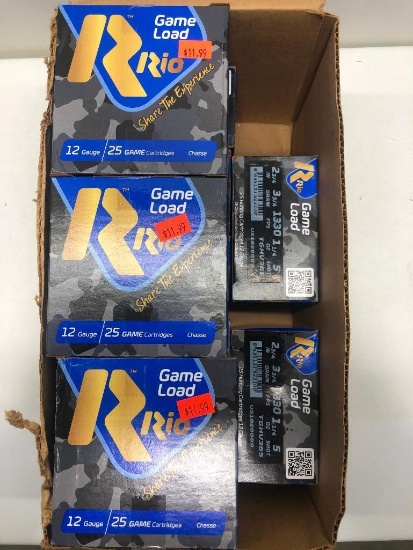 RIO Game Loads, 10 boxes, 250 Rounds, 2-3/4in #5 12 Gauge Shotgun Shells