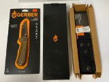 2 Gerber Knives, Strongarm Fixed Blade Black SE, Haul Assisted Open Knife