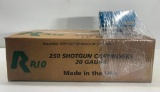 Rio 20 Guage 250 Shotgun Cartridges / Partial Box Game Load 8 shot