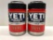 (2) Two Yeti Rambler Colster Canyon Red