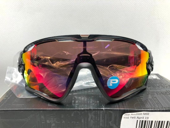 Oakley Jawbreaker Black ink W/DO Red Iridium Polarized MSRP: $280.00