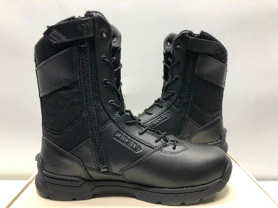First Tactical Women's 8" Waterproof Side Zip Duty Boot Size 9.5 MSRP: $129.99