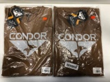 (2) Two Condor Battle Top Tan Mens Size M MSRP: $29.95